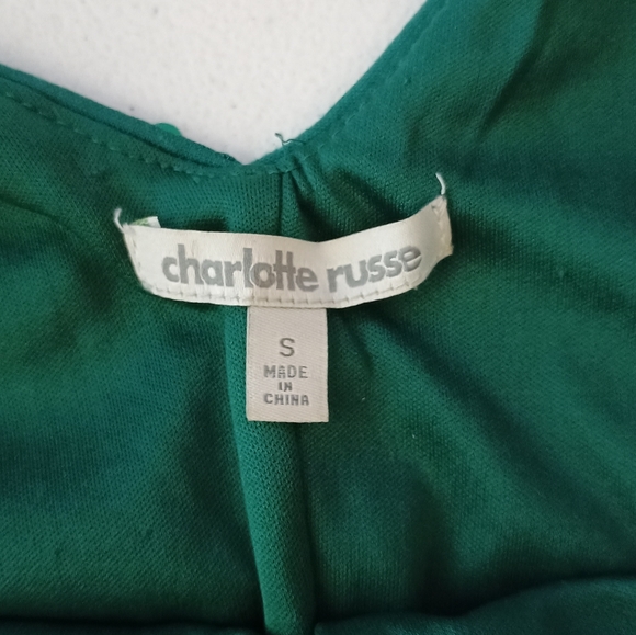 Charlotte Russe Green Sequin Mini Dress Size Small - Picture 6 of 7